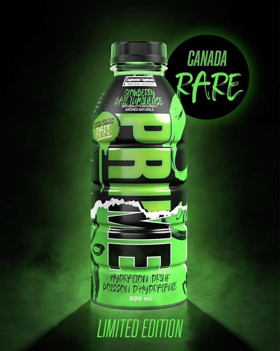 PRIME Glowberry Rare Canadian Bottle