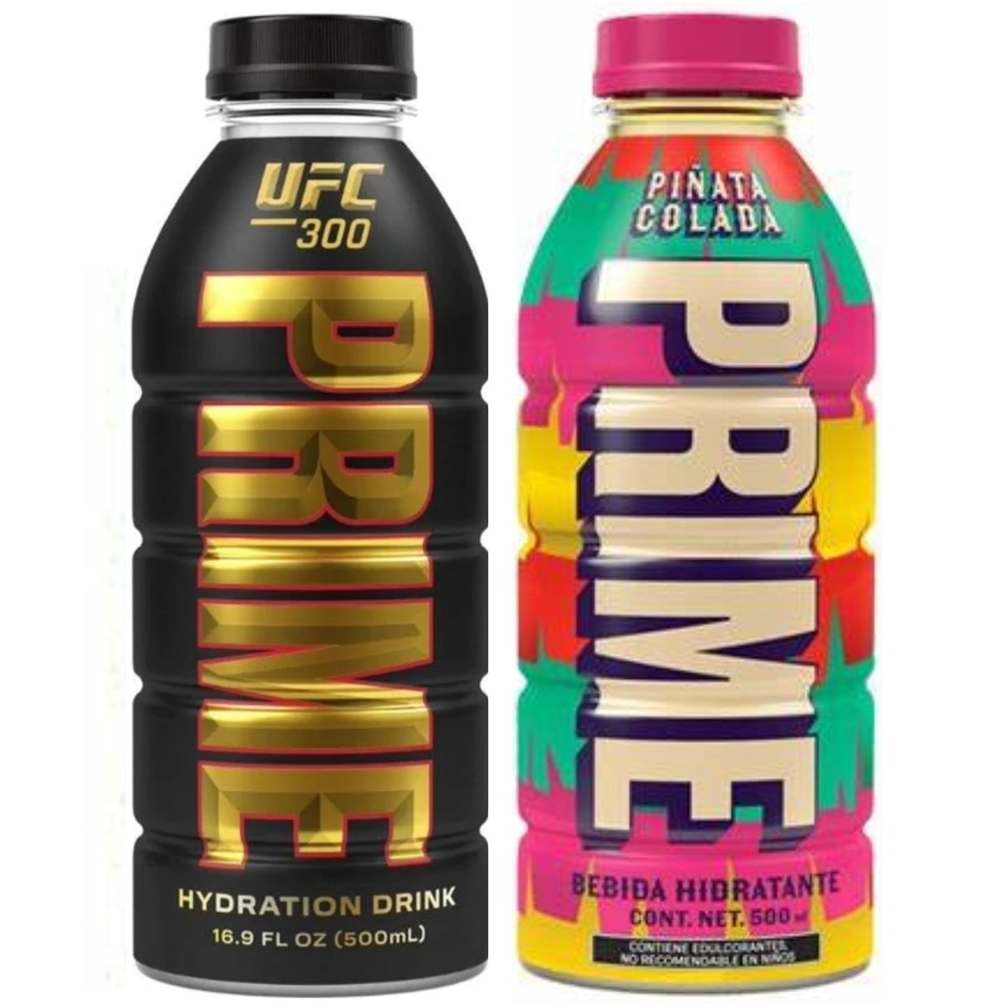 PRIME UFC 300 LTD EDITION & PRIME Pinata Colada (yellow lid)