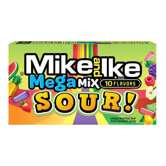 Mike and Ike Mega Mix Sour Theatre Box