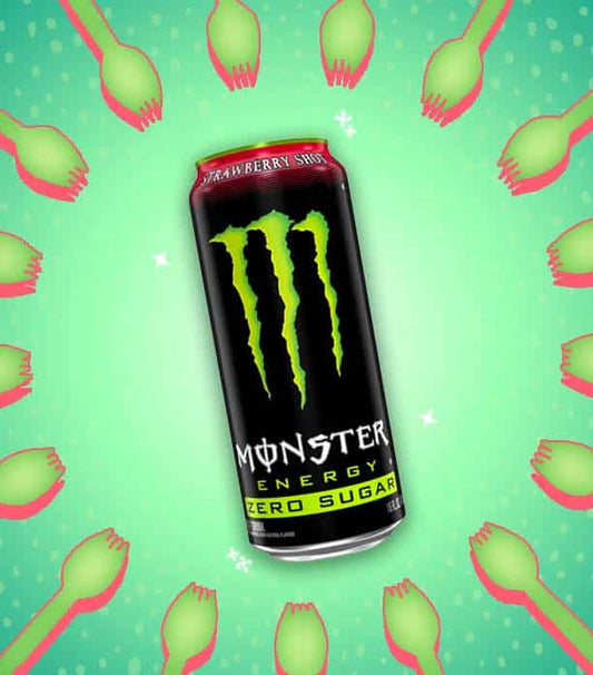 New (USA) Monster zero sugar strawberry shot