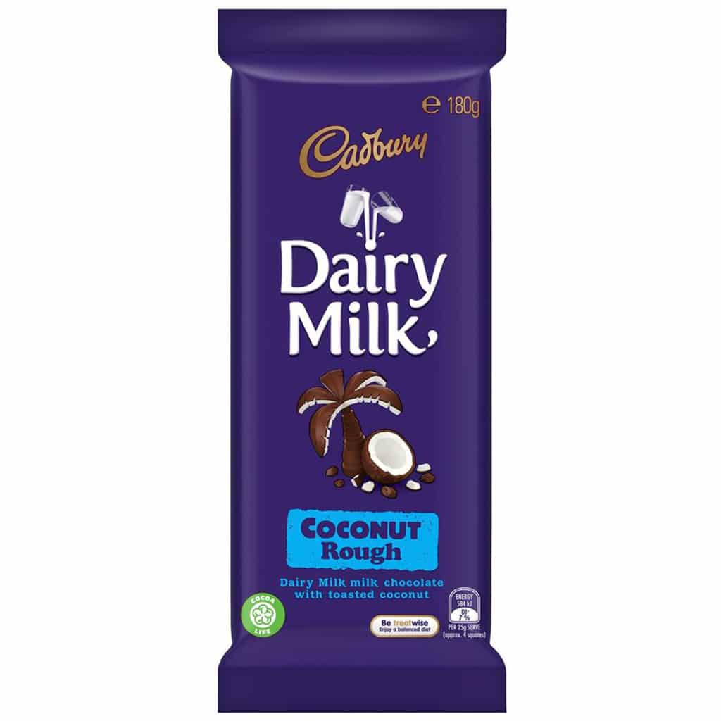 Cadbury Dairy Milk Coconut Rough 180g