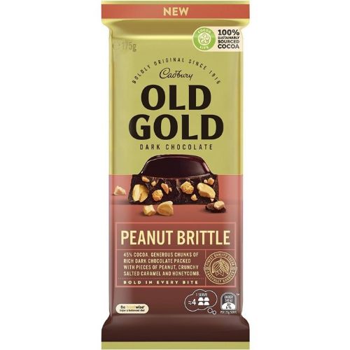 Cadbury Old Gold Peanut Brittle 175g