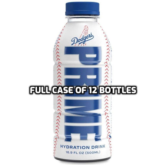 PRIME Dodgers x 1 Case - 12 x Bottles 16.9fl,oz (500ML x 12 bottles PAST BBD AUGUST 08)