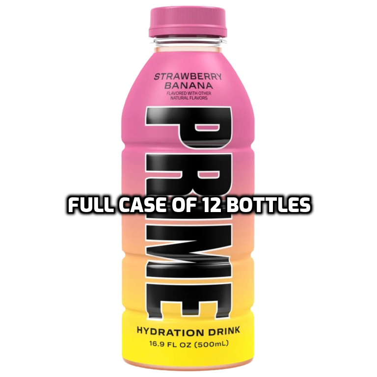 PRIME Strawberry Banana x 12 (Case)