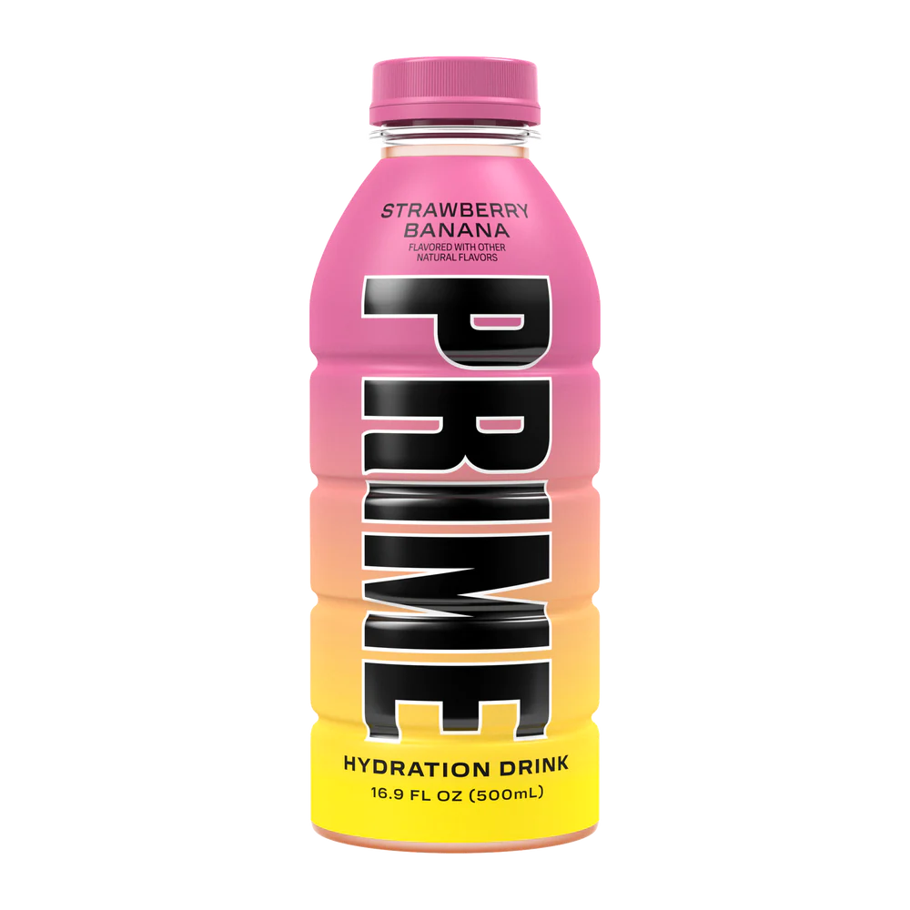 PRIME Strawberry Banana 16.9fl,oz (500ML x 1 bottle)