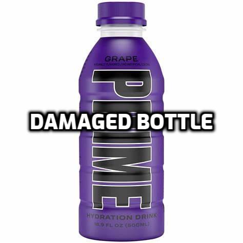 PRIME Grape Hydration Damaged Bottles