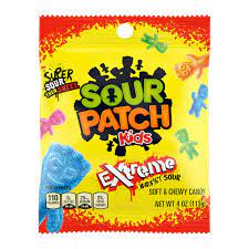 SOUR PATCH KIDS EXTREME Peg Bag 114g