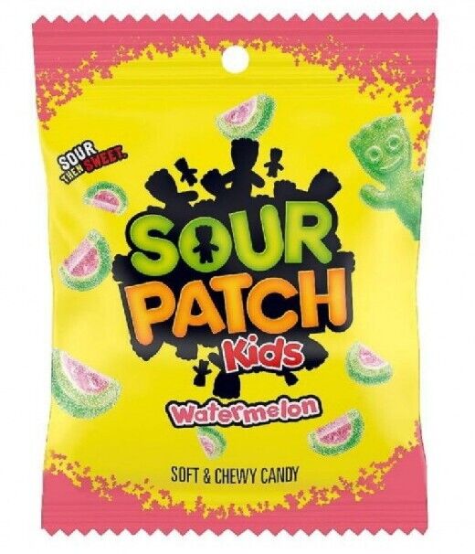 SOUR PATCH KIDS Watermelon Peg Bag 140g