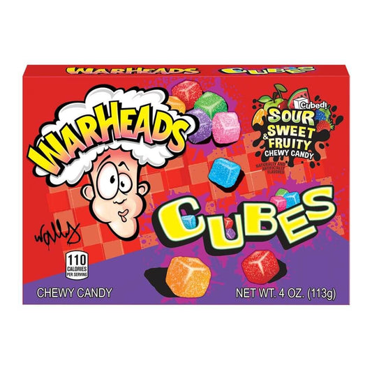 WARHEADS Chewy Cubes Theatre Box 113g