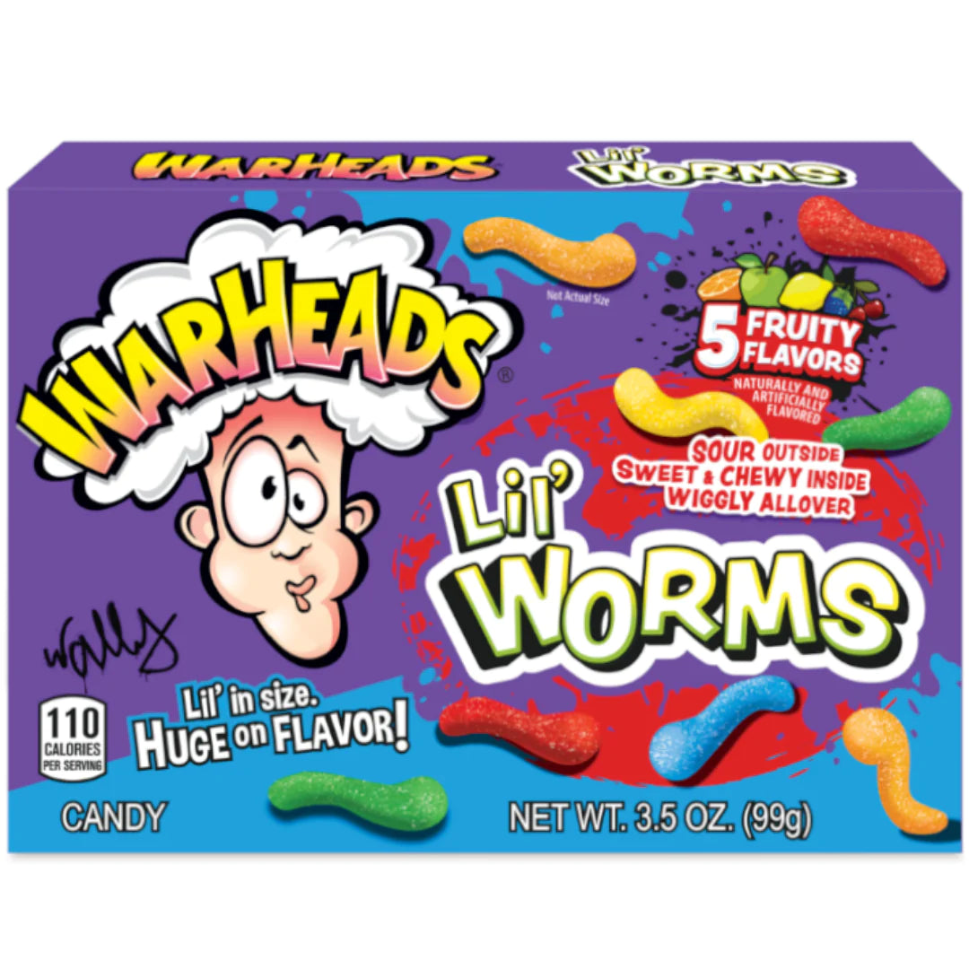 WARHEADS Lil Worms Theatre Box 113g