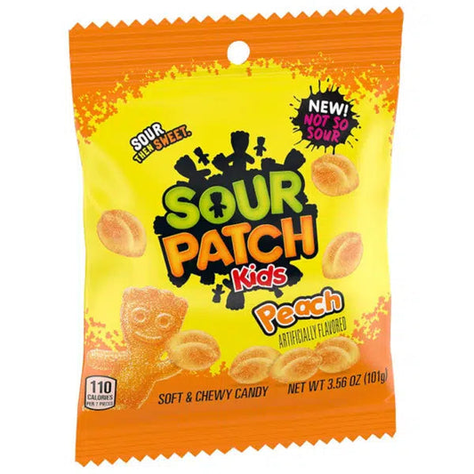 SOUR PATCH KIDS Peach Peg Bag 140g